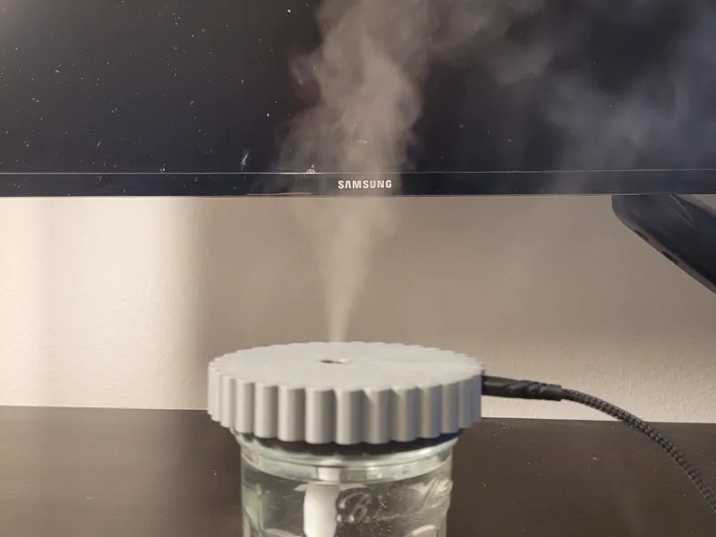 Diffuser / Luftbefeuchter für Marmeladenglas