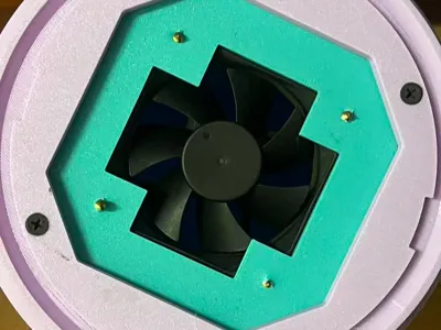 8CM PC Case Fan Small to Large Size Adapter