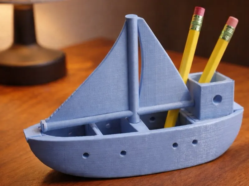 Sailboat pencil cup