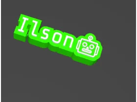 Topper Personalizável de Nome Emoji