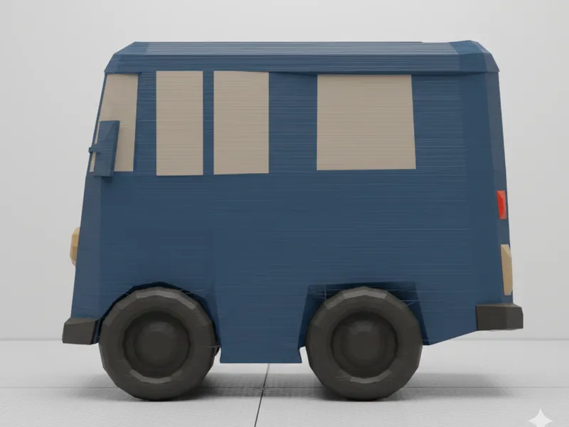 minibus statue