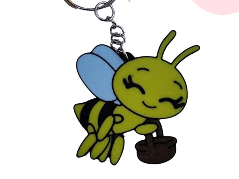 Llavero de abejita chiquitita