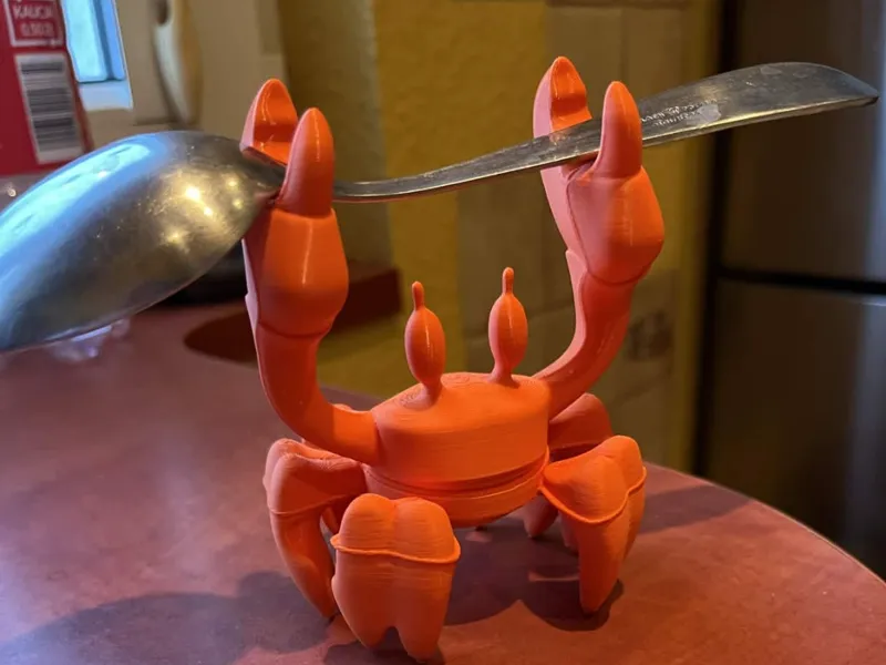 Crab Spoon Holder Rest