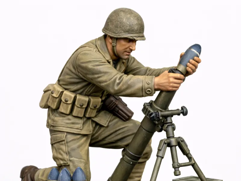 Bolt Action WW2 U.S. Mortar