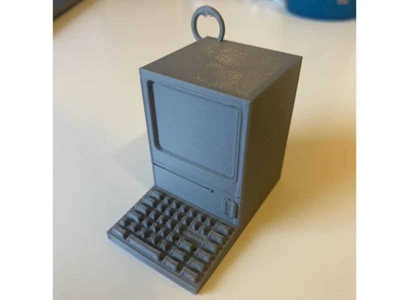 Retro Computer Keyring