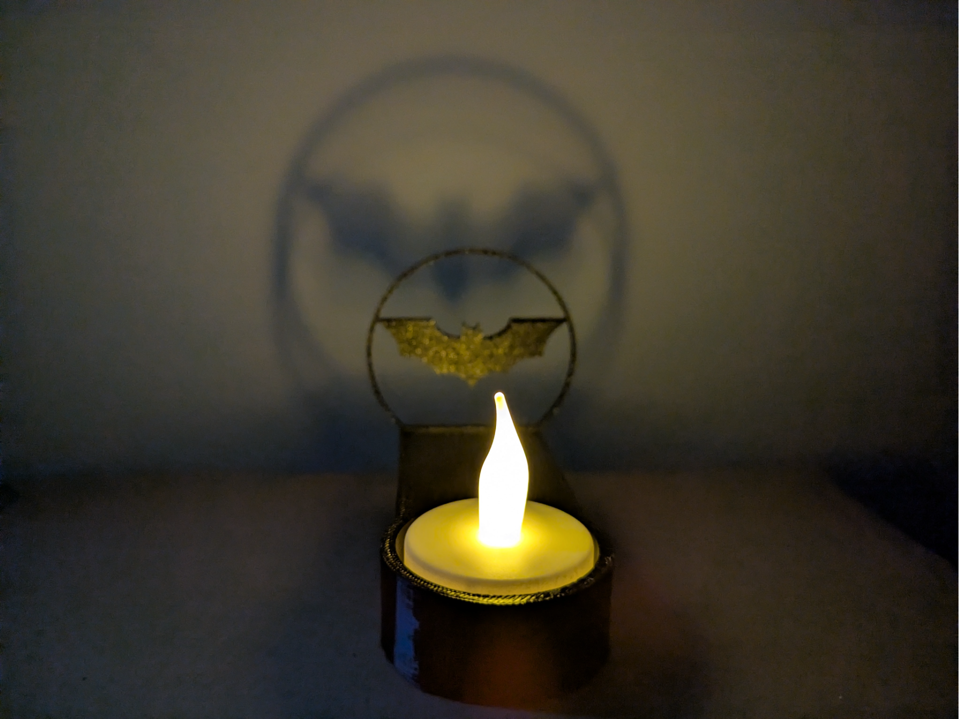 Portacandele Batman Batsegnale