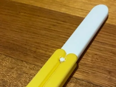 Banana butterfly knife