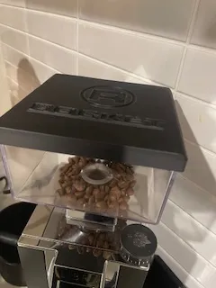 COVER FOR COFFEE GRINDER WITH ROCKET LOGO