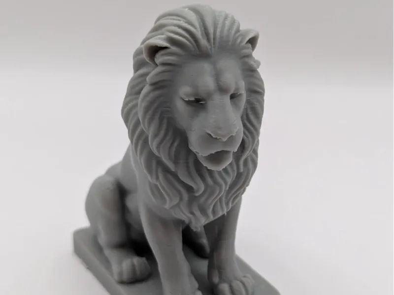 Majestic Sitting Lion