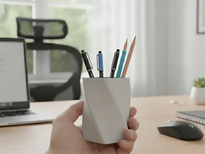 Portapenne a Spirale — Spiral Pen Holder