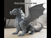 Dragon steampunk — statue — photo 1