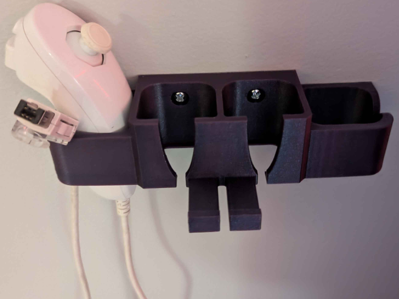 Wiimotes + Classic Controller Wall Mount