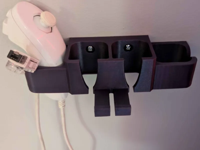 Wiimotes + Classic Controller Wall Mount