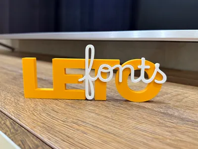 Text Inlay – Custom 3D Name with Raised Inserts