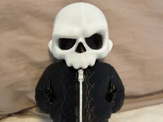 Caveira de jaqueta 