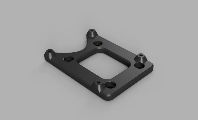 Metal DIN mount for Raspberry Pi 3/4