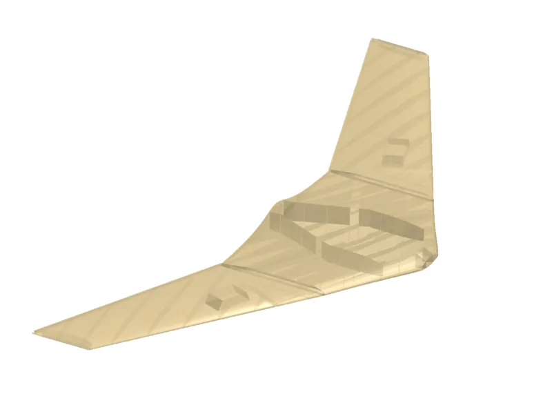 sub 250g Flying Wing v0.1
