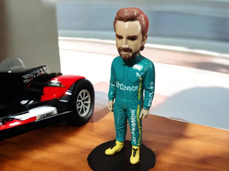 Riproduzione Alonso 3D 140 cm