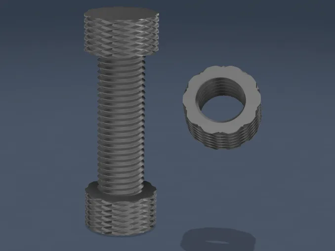 fidget toy / keychain thread