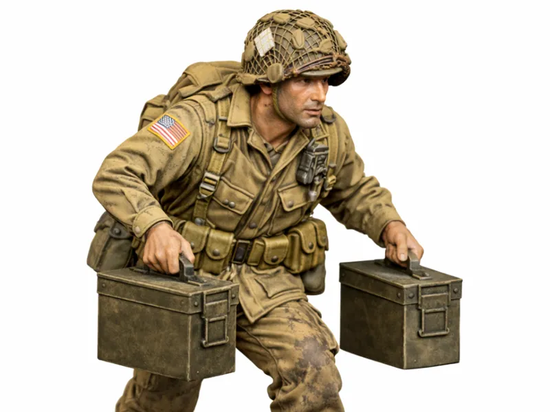 Bolt Action WW2 US HMG Ammo Support Unit