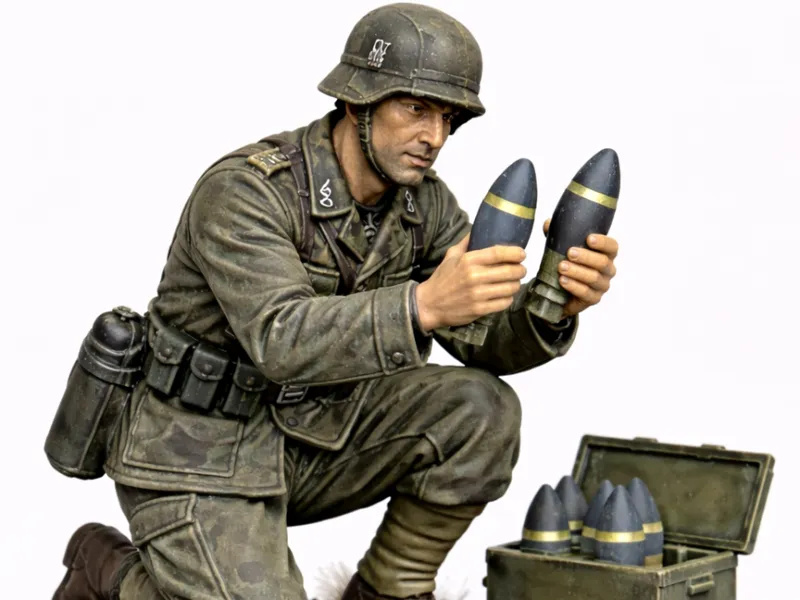 Bolt Action WW2 German Mortar Support Unit