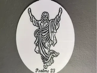 Psalms 23 Jesus wall decor/chain pendant