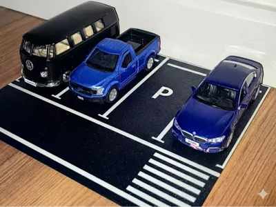 Car parking 4 Slot for Model car 1/36 1/32 