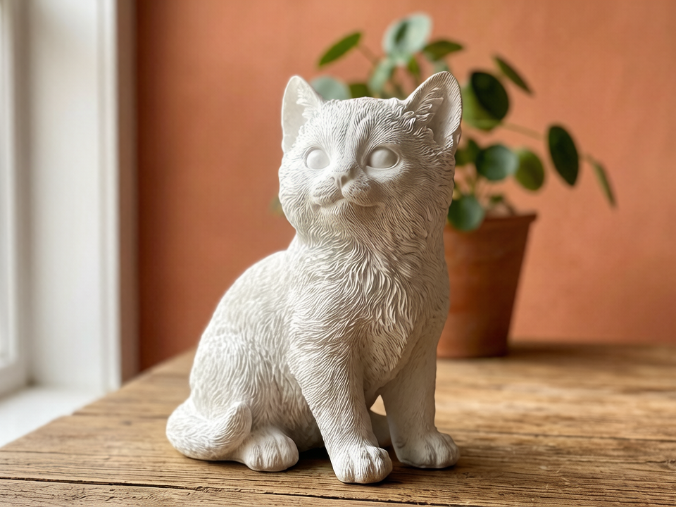 小猫雕像拾柒