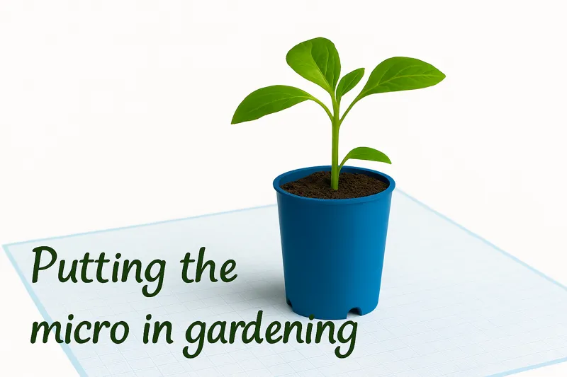 Tiny Pot for Micro‑Plants – Fits 40–45 mm Jars