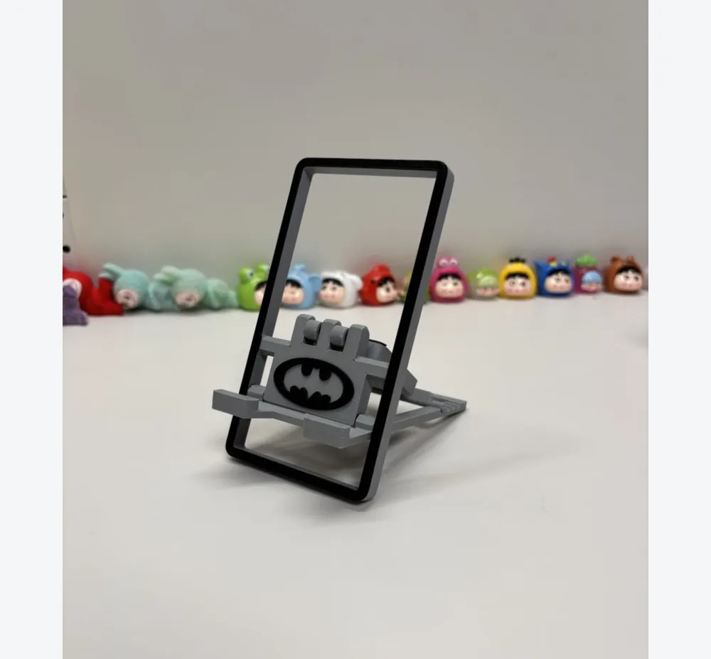 Batman Portable Phone Stand - Free 3D Print Model - MakerWorld