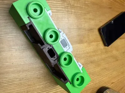 A-014-C+Technic Brick+1x4+Double-Sided Lithium Battery Pack Modification Part