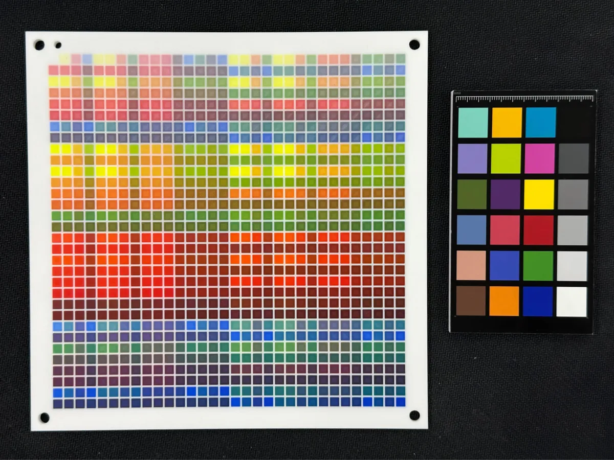 Most Ignored Color ChromaPrint3D Four-Color Calibration Chart 0.08mm layer height 1024 ...