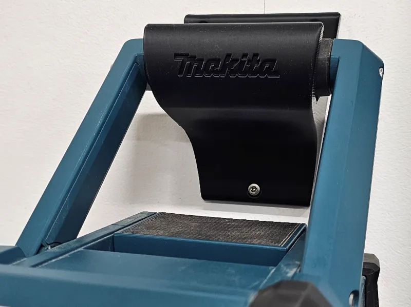 Radio wall hanging clamp