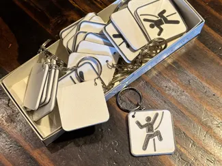 Climbing Theme Keyring