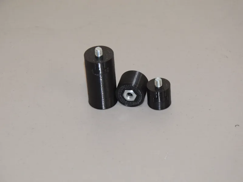 Tripod 1/4-20 screw extension riser 20-70mm tall