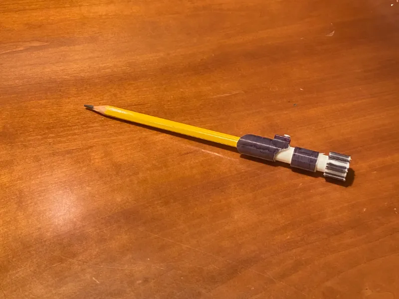 Darth Vader's lightsaber pencil