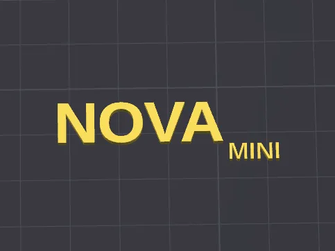 NOVA Mini Schriftzug