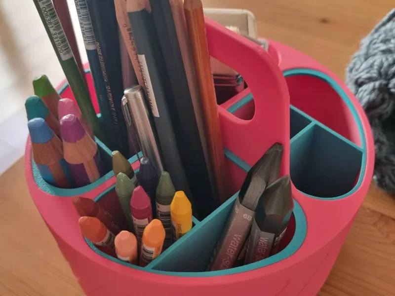 Organiser Insert for Rotating Art Supply Organiser