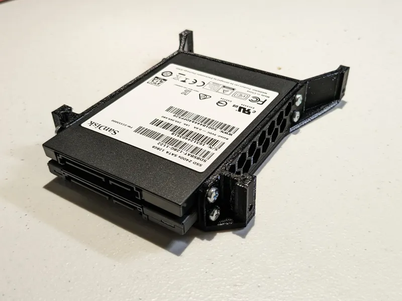 Double 2.5 to 3.5 SSD HDD bay adapter