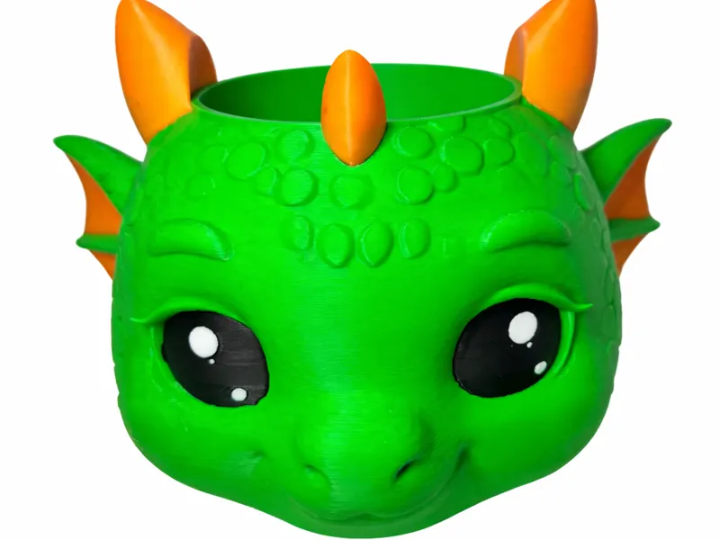 Cute Dragon pint ice cream cup holder