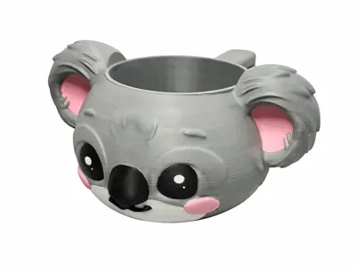 Cute koala ice cream pint cup holder
