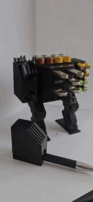 HD2 EXO-45 Patriot Exosuit sd battery usb holder