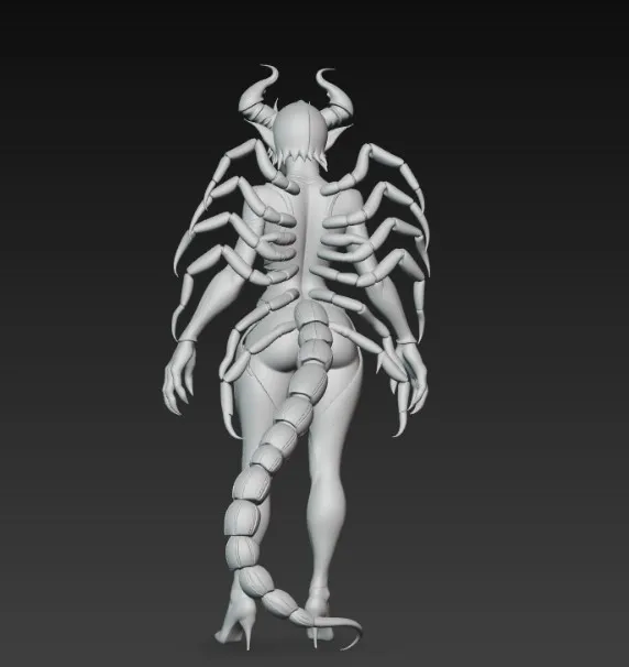 Scorpio woman - Free 3D Print Model - MakerWorld