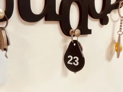 Parametric Hotel Keychain