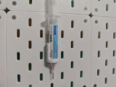 Solder Flux Holder for Pegboard 