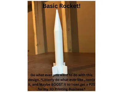 Basic Rocket Print in Place (PNP)