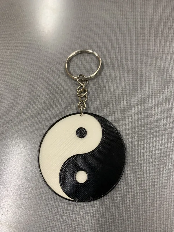 Yin Yang Keychain