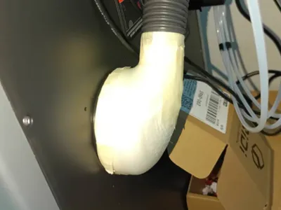 Qidi Q2 Exhaust Bend Adapter