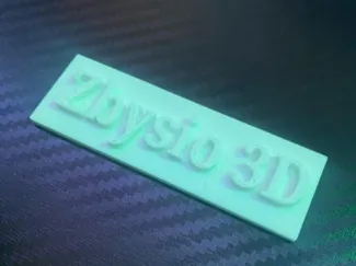 Plakietka Zbysio3D