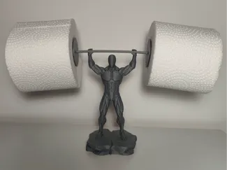 Paper stand/gym figurine/decoration.